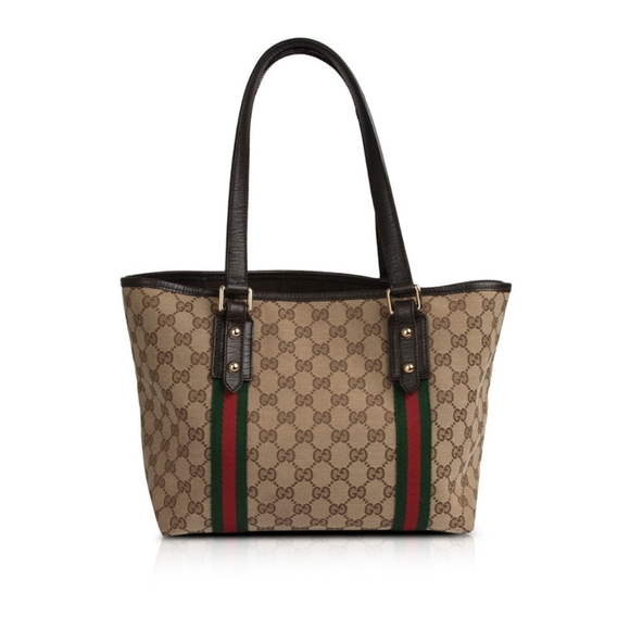 Gucci Jolicoeur Sherri Line GG Tote with bag and Shoe Charms - Picture 5 of 16
